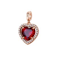 Charm Rosato Femme Storie in Argent RZLE088
